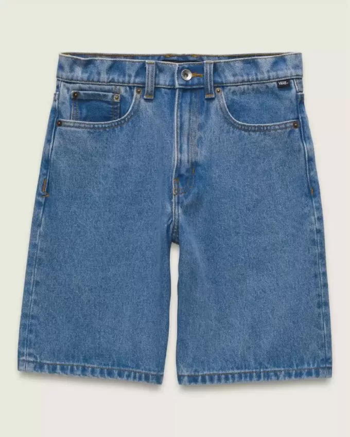 Barn Check-5 Baggy jeansshorts