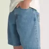 Barn Check-5 Baggy jeansshorts
