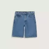 Barn Check-5 Baggy jeansshorts