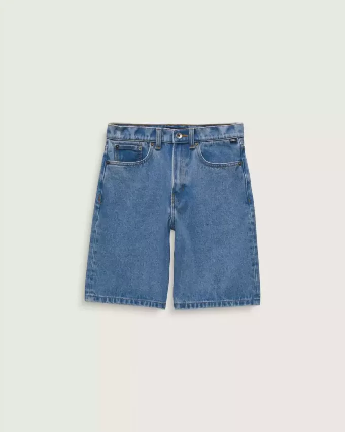 Barn Check-5 Baggy jeansshorts