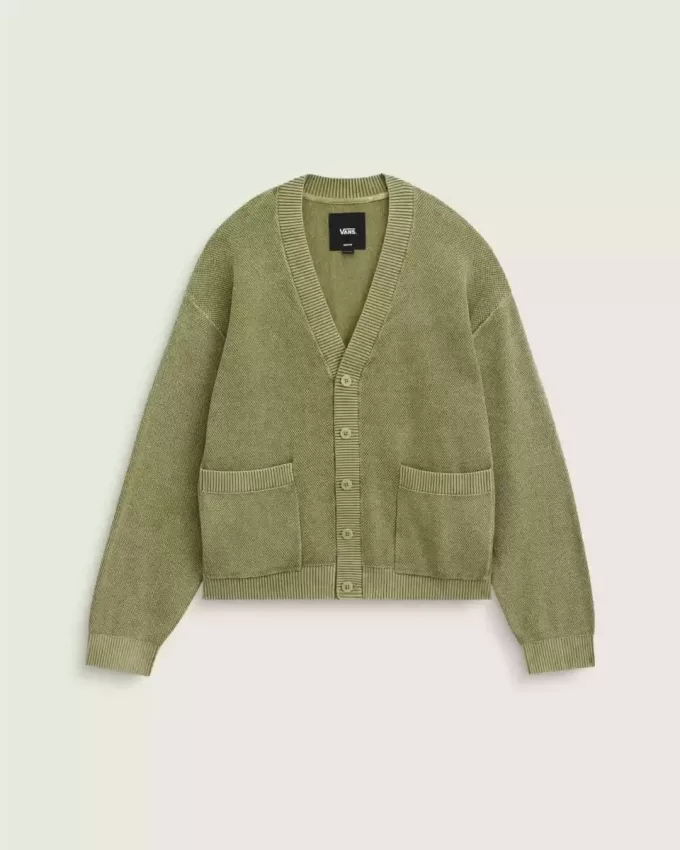 Bayview Acid Wash Cardigan Tröja