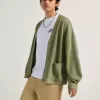 Bayview Acid Wash Cardigan Tröja