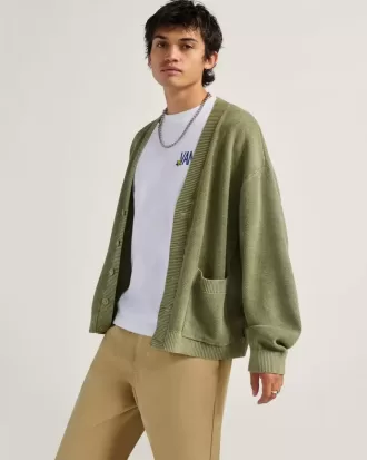 Bayview Acid Wash Cardigan Tröja