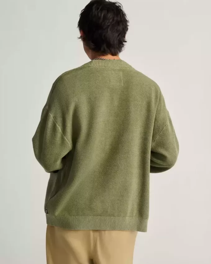Bayview Acid Wash Cardigan Tröja