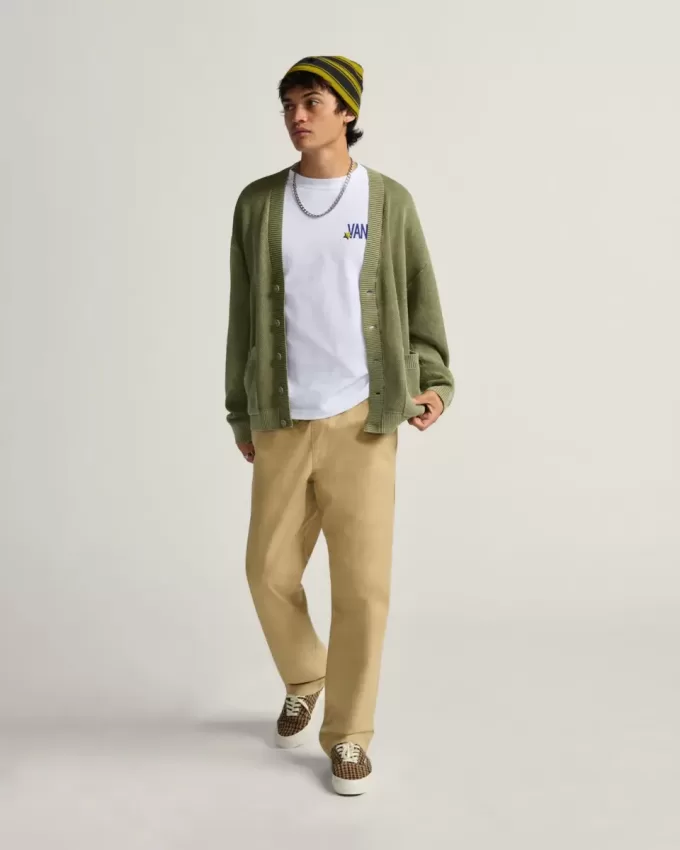 Bayview Acid Wash Cardigan Tröja