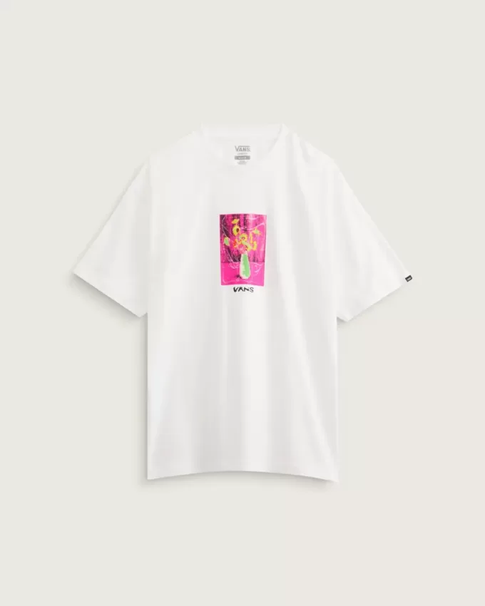 Blommig dekor T-shirt Blommig dekor T-shirt