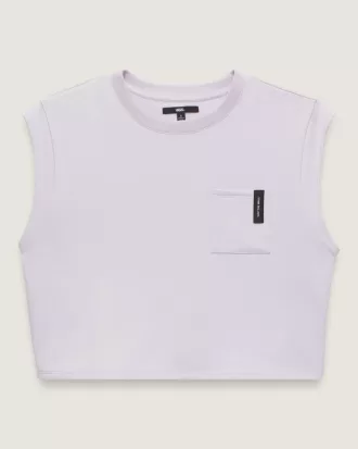 Bryn ärmlös topp