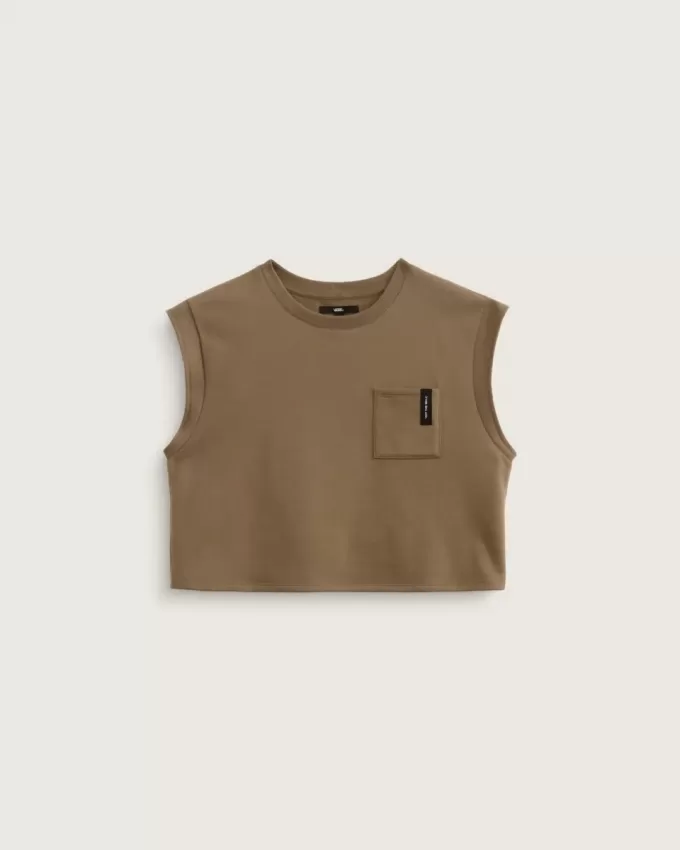 Bryn ärmlös topp Bryn ärmlös topp