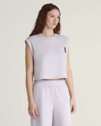 Bryn ärmlös topp
