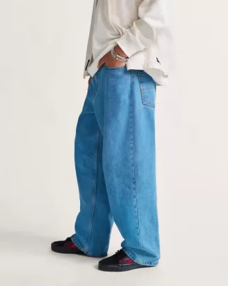 Check-5 Baggy jeansbyxor