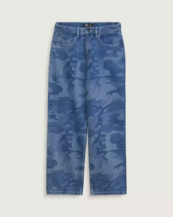 Check-5 Loose Denim Pants