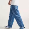 Check-5 Loose Denim Pants