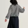 Checkerboard Retro Crew Sweatshirt