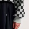 Checkerboard Retro Crew Sweatshirt