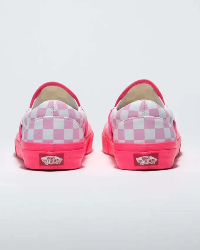 Customs Classic Slip-On Checkerboard Wide Shoe Customs Classic Slip-On Checkerboard Wide Shoe