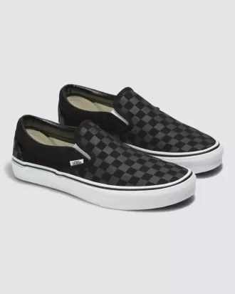 Customs Classic Slip-On Checkerboard Wide Shoe