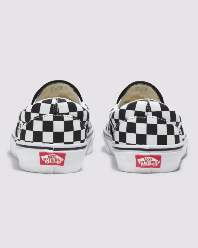 Customs Classic Slip-On Checkerboard Wide Shoe Customs Classic Slip-On Checkerboard Wide Shoe