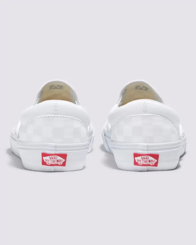 Customs Classic Slip-On Checkerboard Wide Shoe Customs Classic Slip-On Checkerboard Wide Shoe