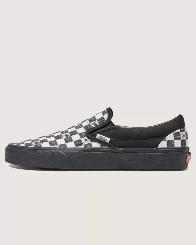 Customs Classic Slip-On Halloween Checkerboard Sko Customs Classic Slip-On Halloween Checkerboard Sko