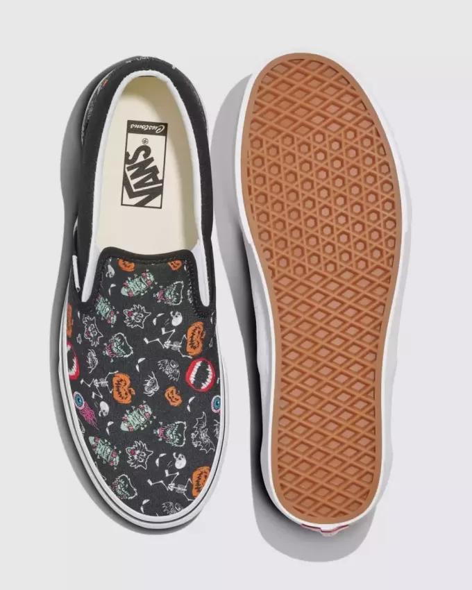 Customs Classic Slip-On Halloween Sko Customs Classic Slip-On Halloween Sko