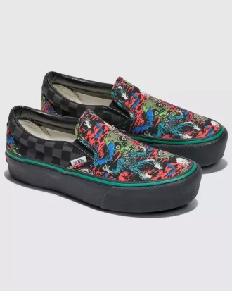 Customs Classic Slip-On Platform Halloween Sko