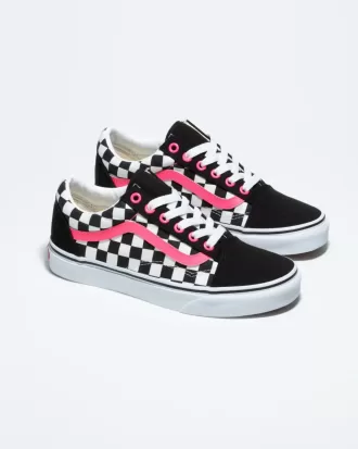 Customs Old Skool Checkerboard Wide Shoe Customs Old Skool Checkerboard Wide Shoe
