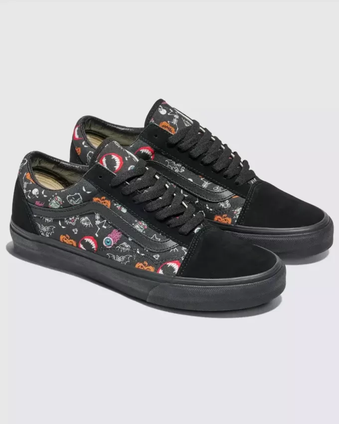 Customs Old Skool Halloween Sko Customs Old Skool Halloween Sko