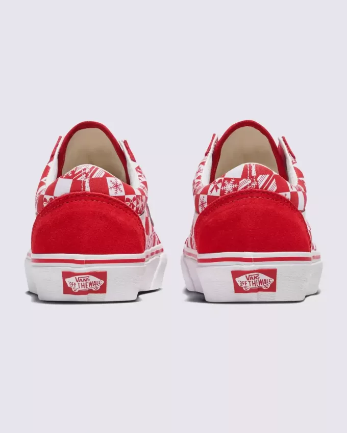 Customs Old Skool Holiday Checkerboard Shoe Customs Old Skool Holiday Checkerboard Shoe