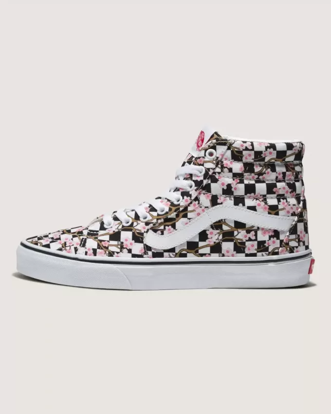 Customs Sk8-Hi Checkerboard Shoe Customs Sk8-Hi Checkerboard Shoe