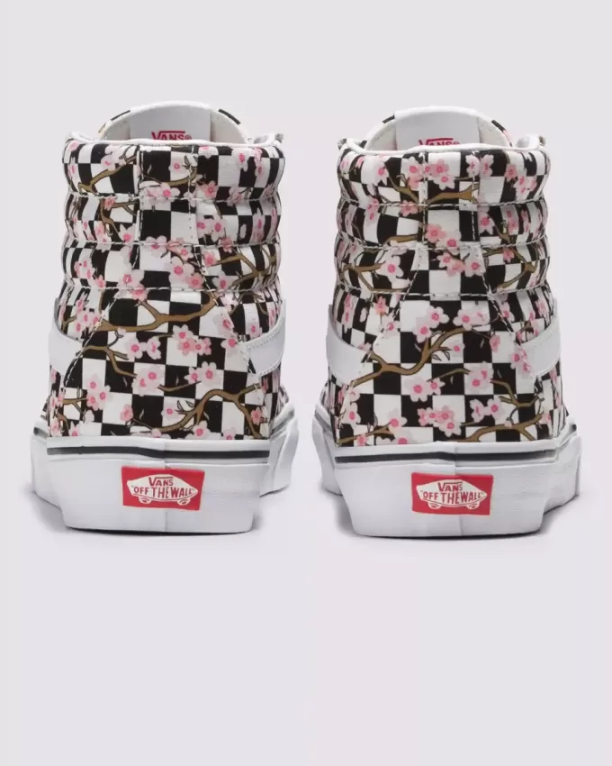 Customs Sk8-Hi Checkerboard Shoe Customs Sk8-Hi Checkerboard Shoe