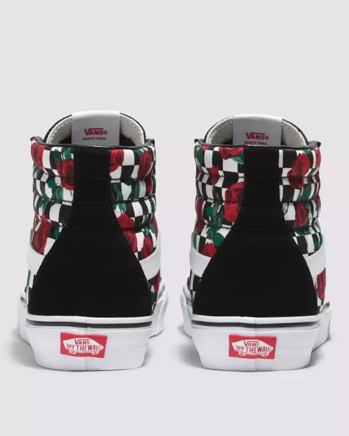Customs Sk8-Hi Checkerboard Shoe Customs Sk8-Hi Checkerboard Shoe