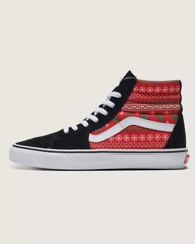 Customs Sk8-Hi Holiday Shoe Customs Sk8-Hi Holiday Shoe