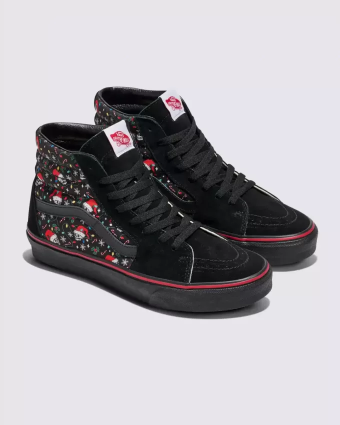 Customs Sk8-Hi Holiday Shoe Customs Sk8-Hi Holiday Shoe