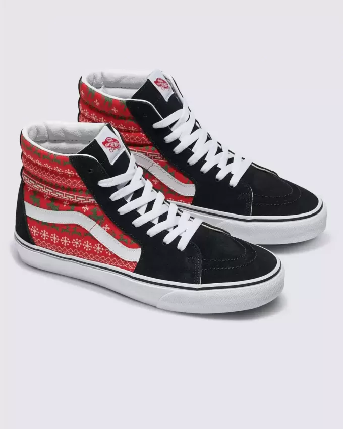 Customs Sk8-Hi Holiday Shoe Customs Sk8-Hi Holiday Shoe
