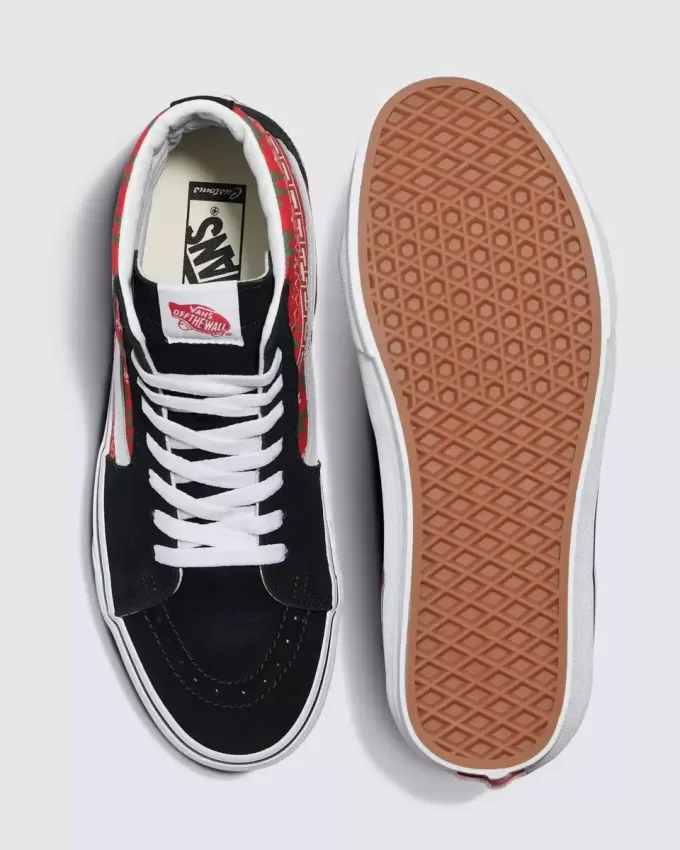 Customs Sk8-Hi Holiday Shoe Customs Sk8-Hi Holiday Shoe