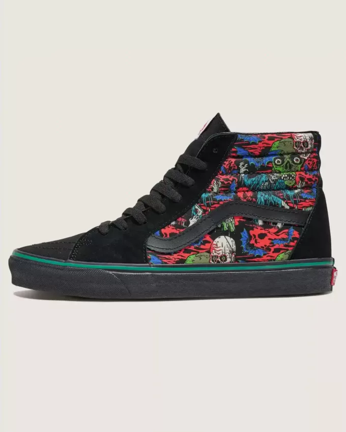 Customs Sk8-Hi Wide Halloween Sko Customs Sk8-Hi Wide Halloween Sko