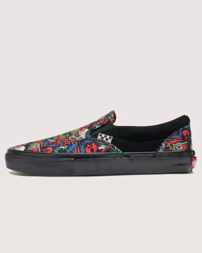Customs Skate Slip-On Halloween Sko Customs Skate Slip-On Halloween Sko
