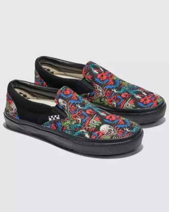 Customs Skate Slip-On Halloween Sko