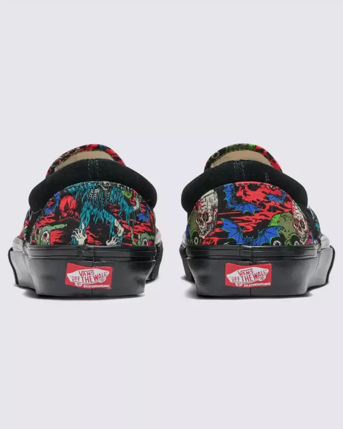 Customs Skate Slip-On Halloween Sko Customs Skate Slip-On Halloween Sko