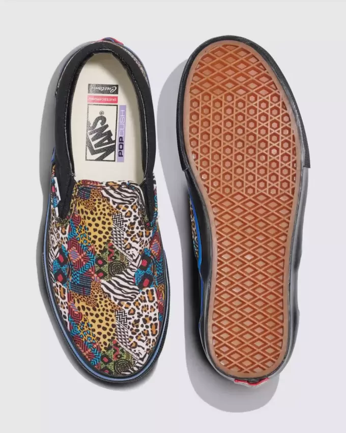 Customs Skate Slip-On Sko Customs Skate Slip-On Sko
