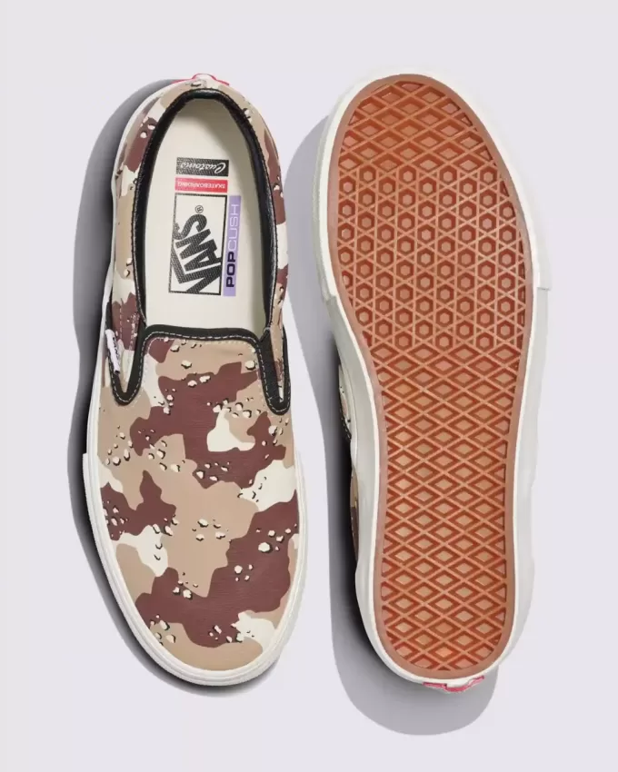 Customs Skate Slip-On Sko Customs Skate Slip-On Sko