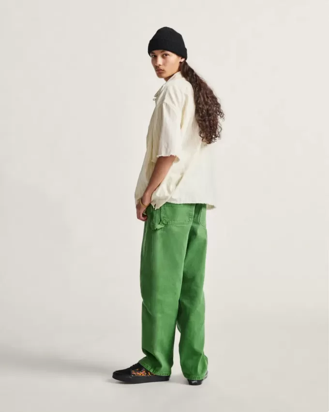 Drill Chore Carpenter Loose Denim Byxor Drill Chore Carpenter Loose Denim Byxor