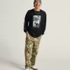 Drill Chore Carpenter Loose Denim Byxor Drill Chore Carpenter Loose Denim Byxor