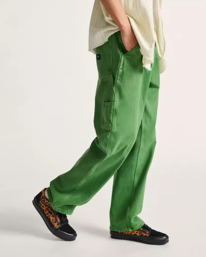 Drill Chore Carpenter Loose Denim Byxor Drill Chore Carpenter Loose Denim Byxor