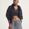 Dual Palm Retro Zip Hoodie