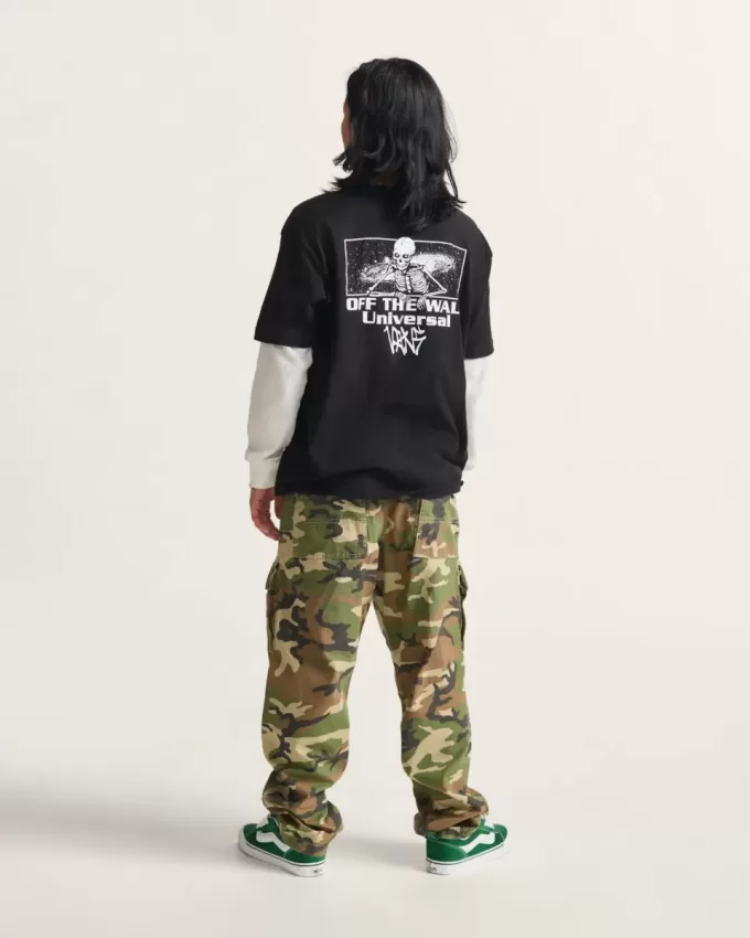 Fatigue Cargo Loose Tapered Ripstop-byxor Fatigue Cargo Loose Tapered Ripstop-byxor