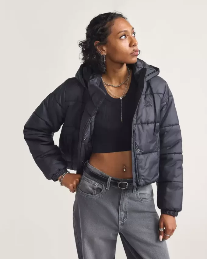Hillgate Cropped Pufferjacka