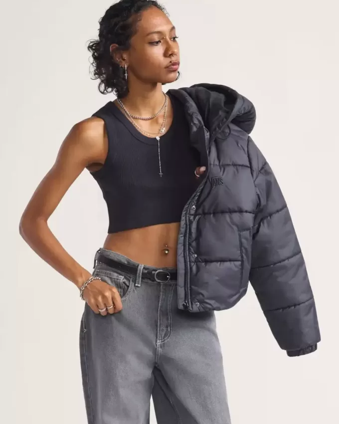 Hillgate Cropped Pufferjacka
