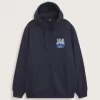 Hoodie med dragkedja i metall Hoodie med dragkedja i metall