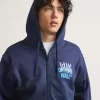Hoodie med dragkedja i metall Hoodie med dragkedja i metall